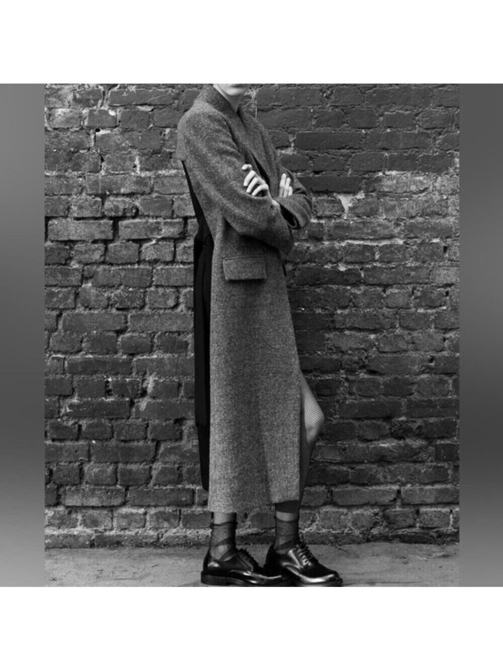 ZARA WOMAN ZW COLLECTION Combined Wool Coat - Picture 5 of 13